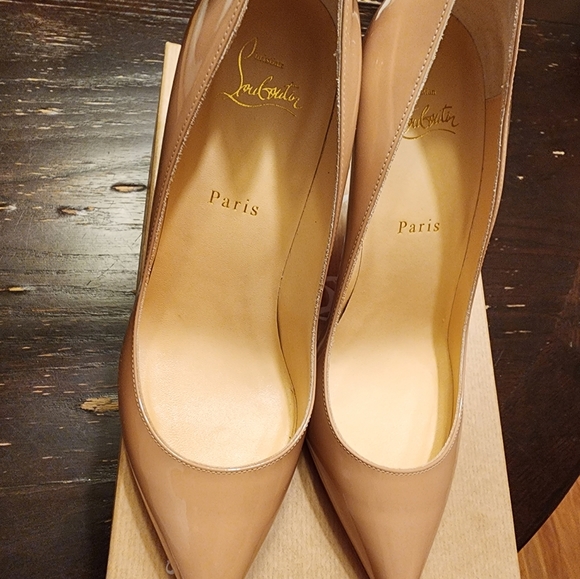Christian Louboutin Pigalle Follies 85 patent Nude size 39 - Picture 4 of 7